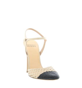 Francesco Russo - Mary Jane Pump - Dust / Black - Image 3