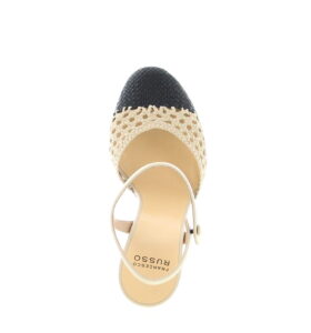 Francesco Russo - Mary Jane Pump - Dust / Black - Image 5