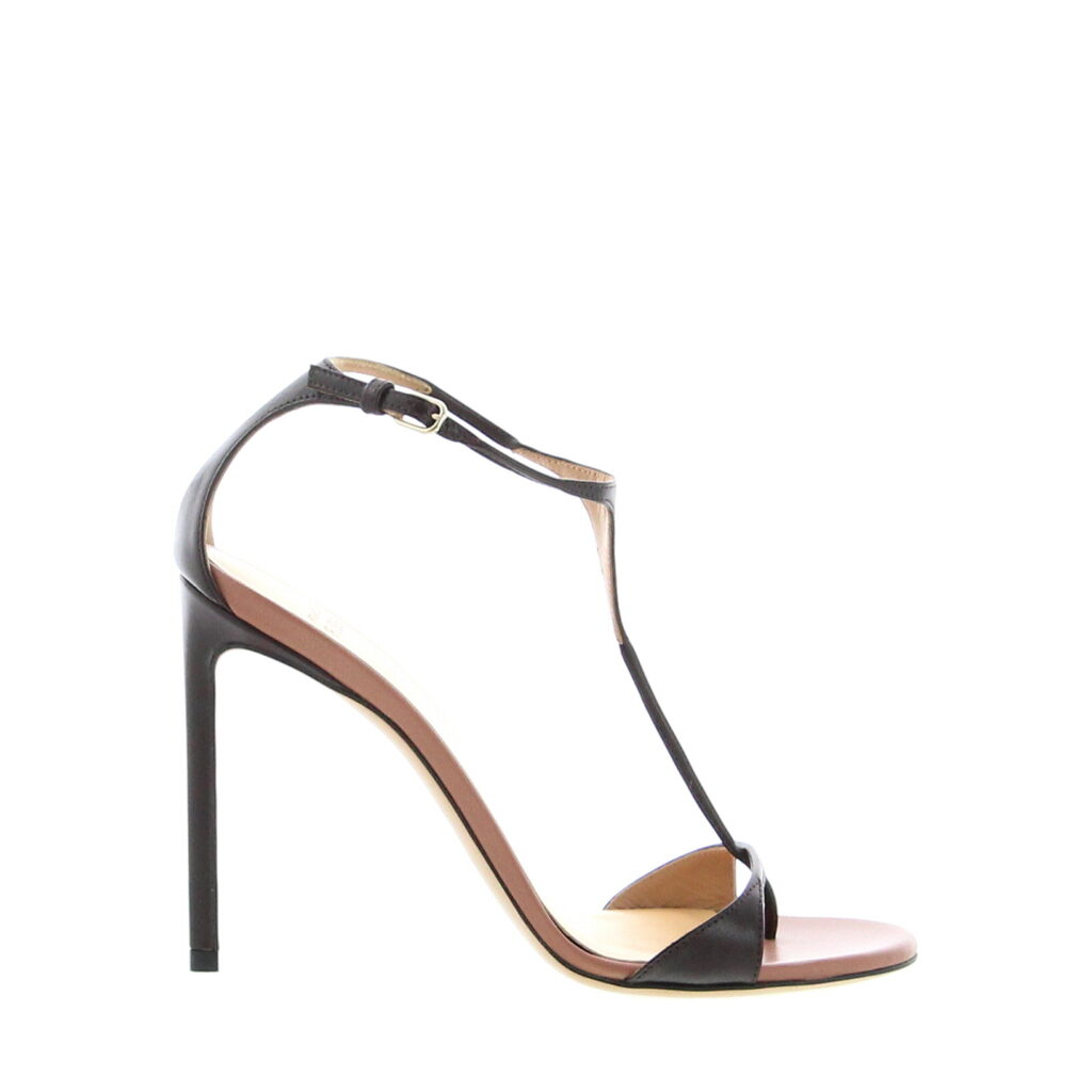 Francesco Russo - Extra Thin T-Strap Sandal 105 - Bordeaux