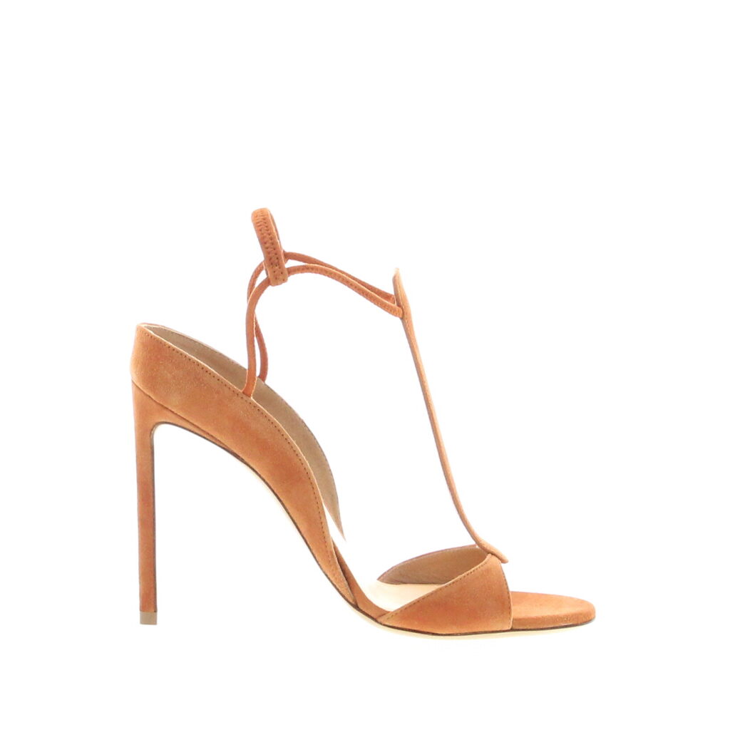 Francesco Russo - T-Strap Sandal - Pumpkin