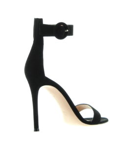 Gianvito Rossi - Portofino Sandal 105 - Black Suede - Image 4