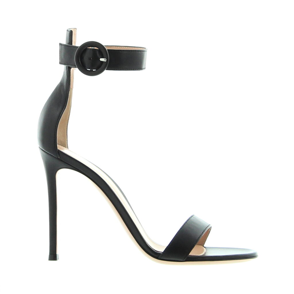Gianvito Rossi - Portofino Sandal 105 - Black Nappa
