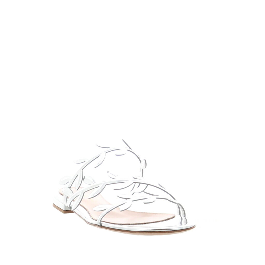 Gianvito Rossi - Flavia Sandal Flat - Silver