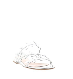 Gianvito Rossi - Flavia Sandal Flat - Silver - Image 3