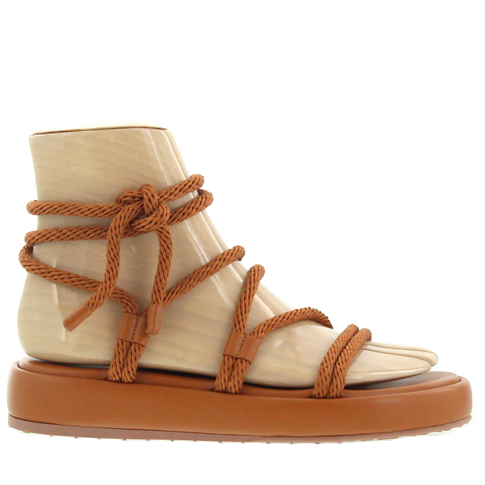 Gianvito Rossi - Minas Flatform - Sienna - Image 2