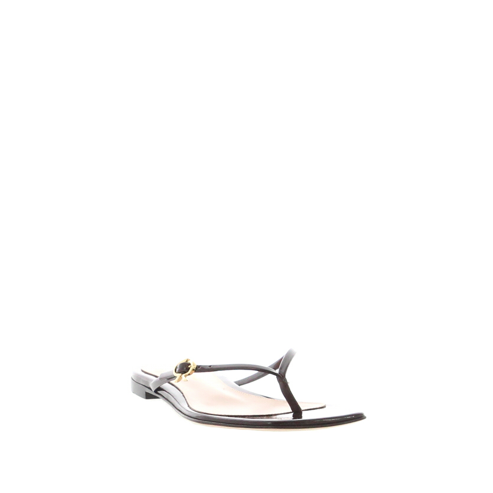 Gianvito Rossi - Flat Ribbon Thong - Brown - Image 3