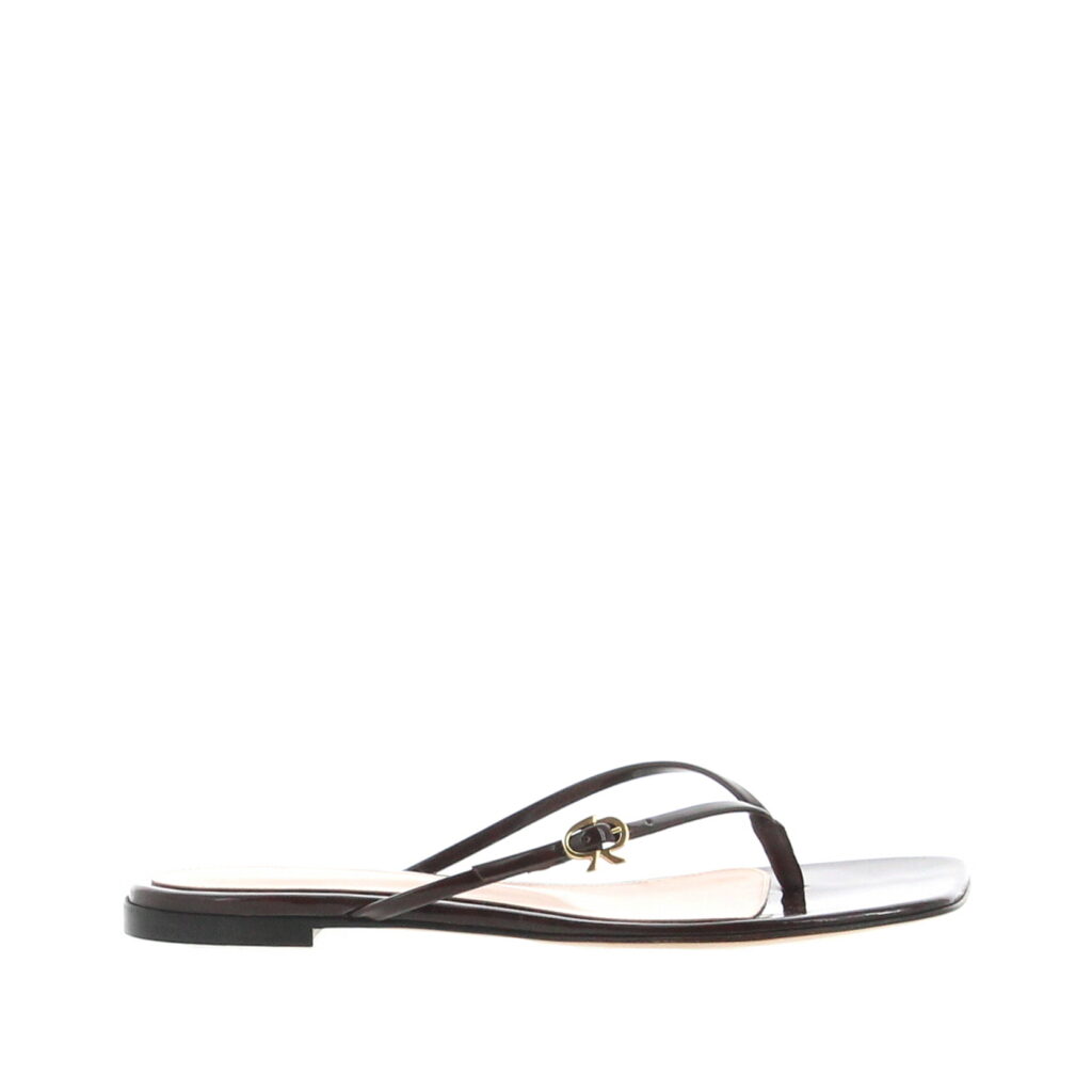 Gianvito Rossi - Flat Ribbon Thong - Brown