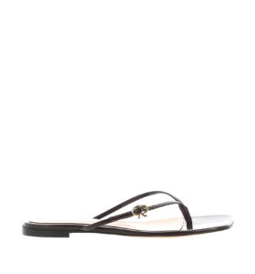 Gianvito Rossi - Flat Ribbon Thong - Brown - Image 1