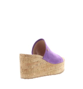 Gianvito Rossi - Cork Wedge Mule Freesia - Image 4