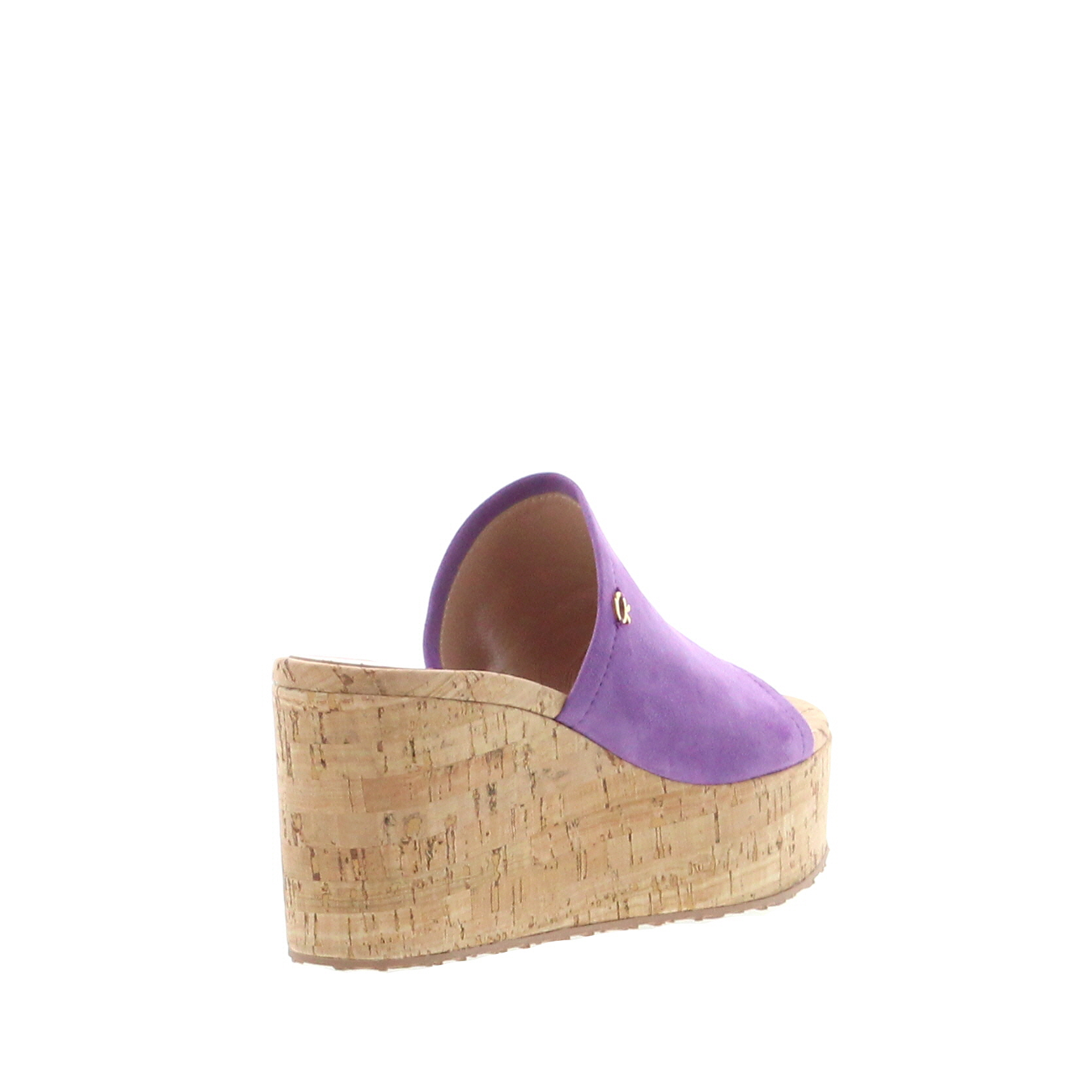Gianvito Rossi - Cork Wedge Mule Freesia - Image 4