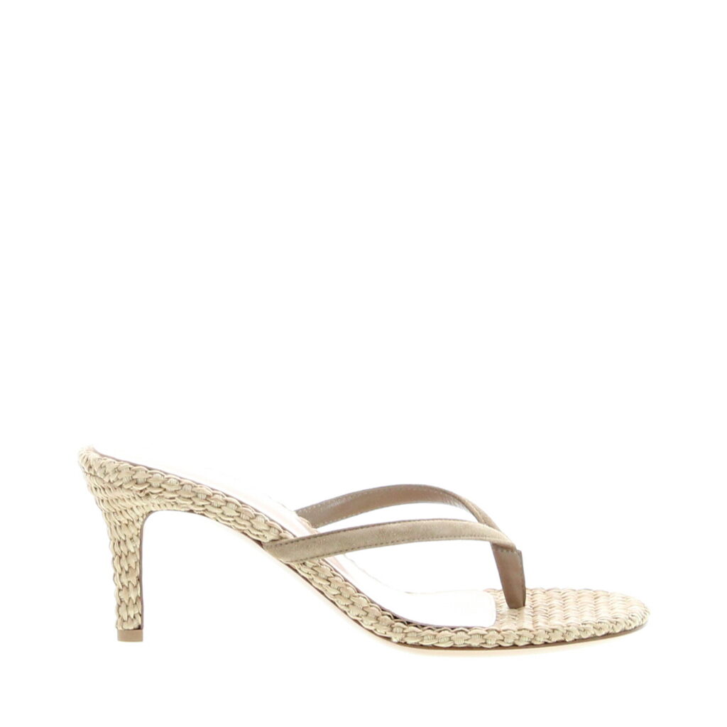 Gianvito Rossi - Calypso Thong 70 - Camel