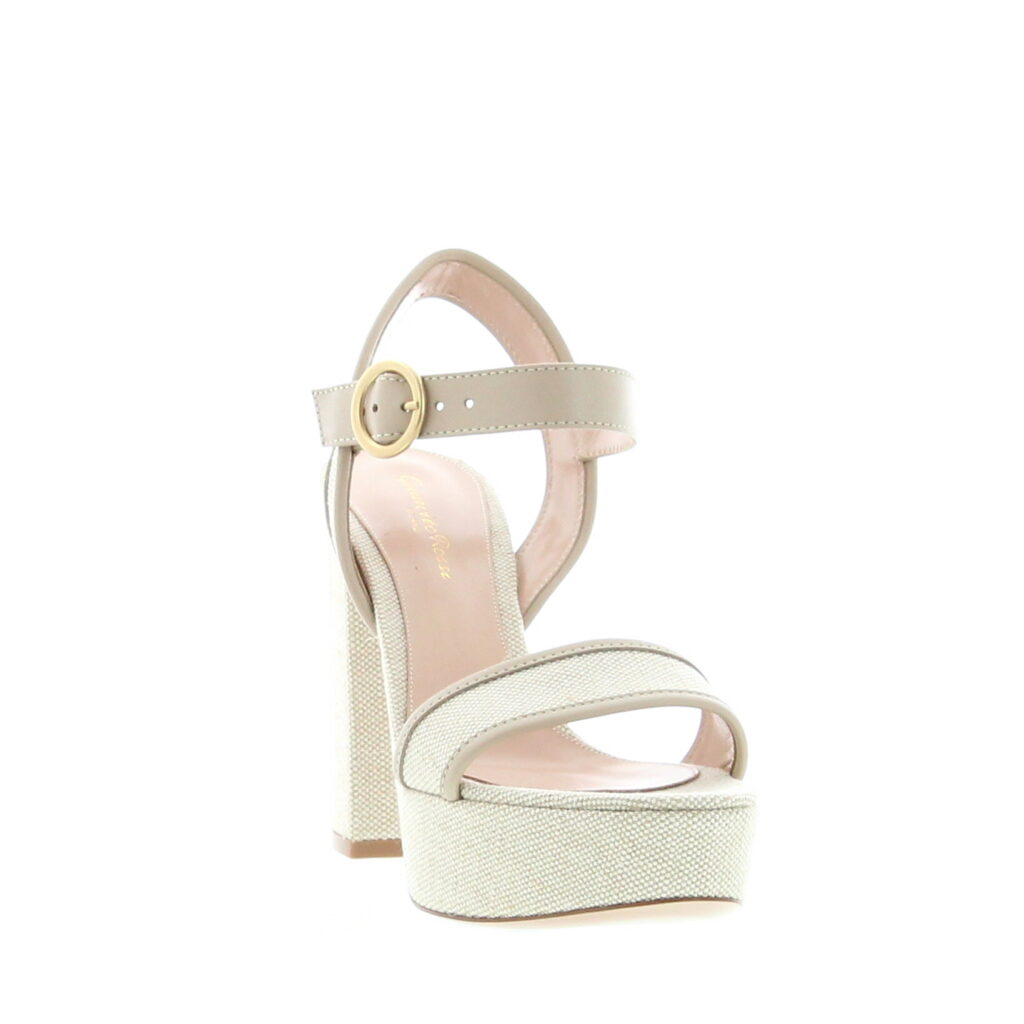Gianvito Rossi - Milos Sandal - Canvas Sand