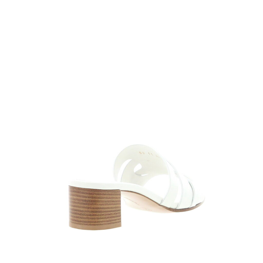 Gianvito Rossi - Nora Mule 45 - White