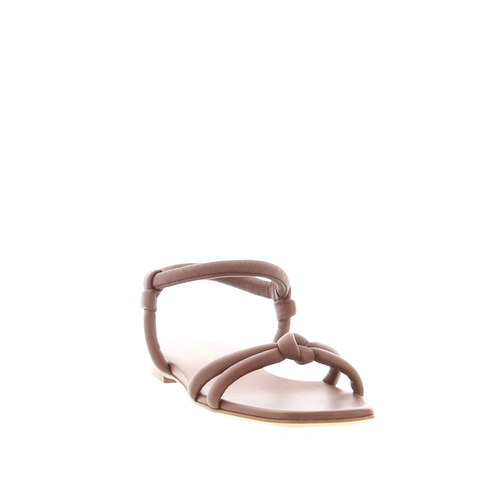 Gianvito Rossi - Juno Sandal Flat - Cuoio - Image 3