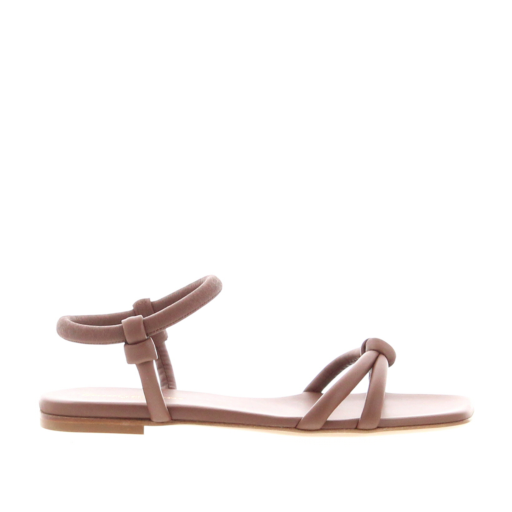 Gianvito Rossi - Juno Sandal Flat - Cuoio - Image 1