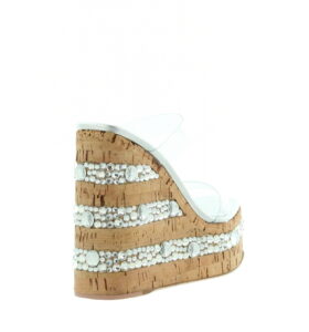 Haus Of Honey - Croco Crystal Mule - Clear - Image 4