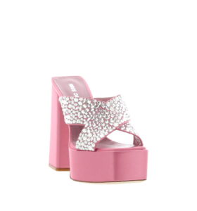 Haus Of Honey - Heel Sandal Crystal - Satin Petal - Image 3