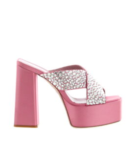 Haus Of Honey - Heel Sandal Crystal - Satin Petal - Image 1
