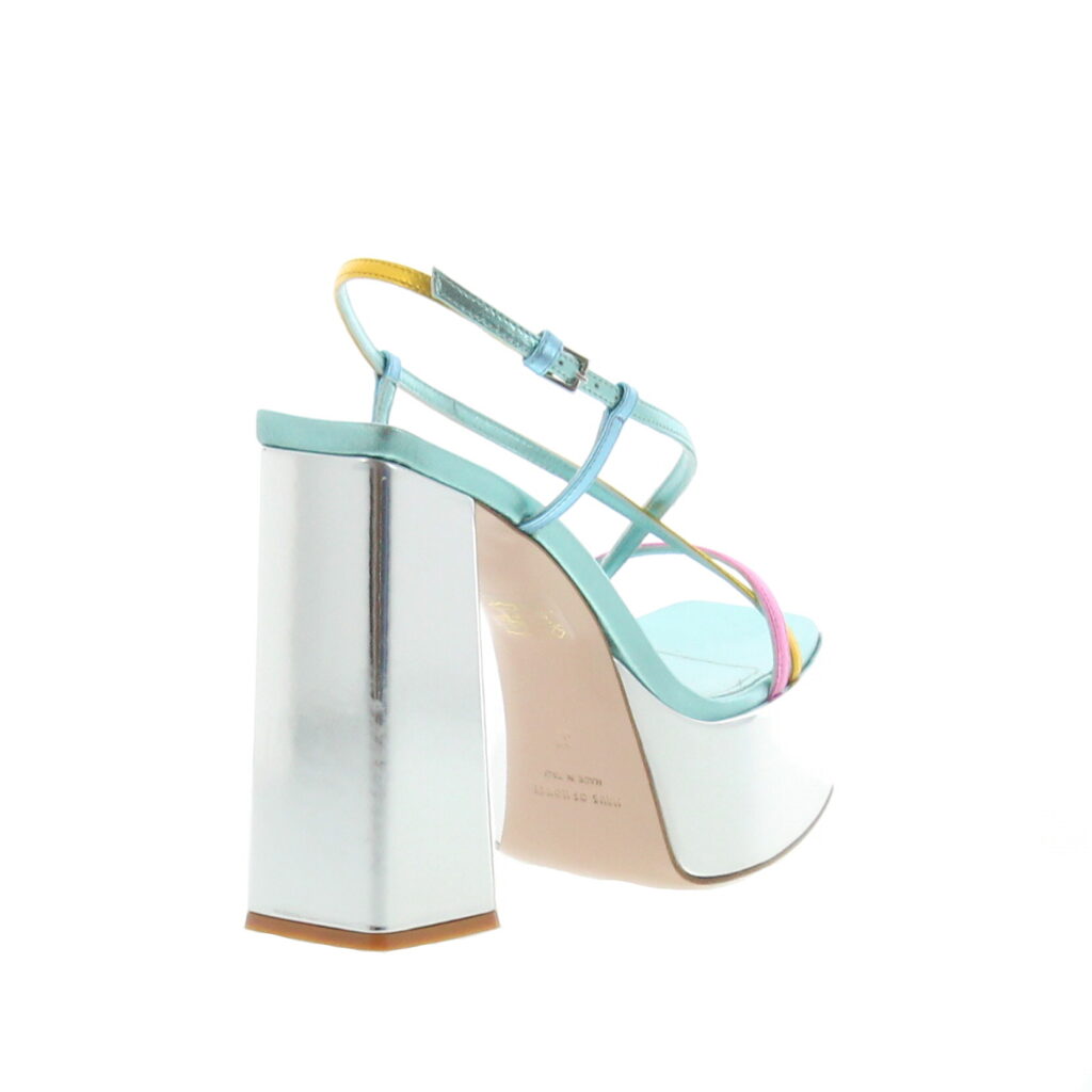 Haus Of Honey - Wannabe Sandal - Multicolor Silver