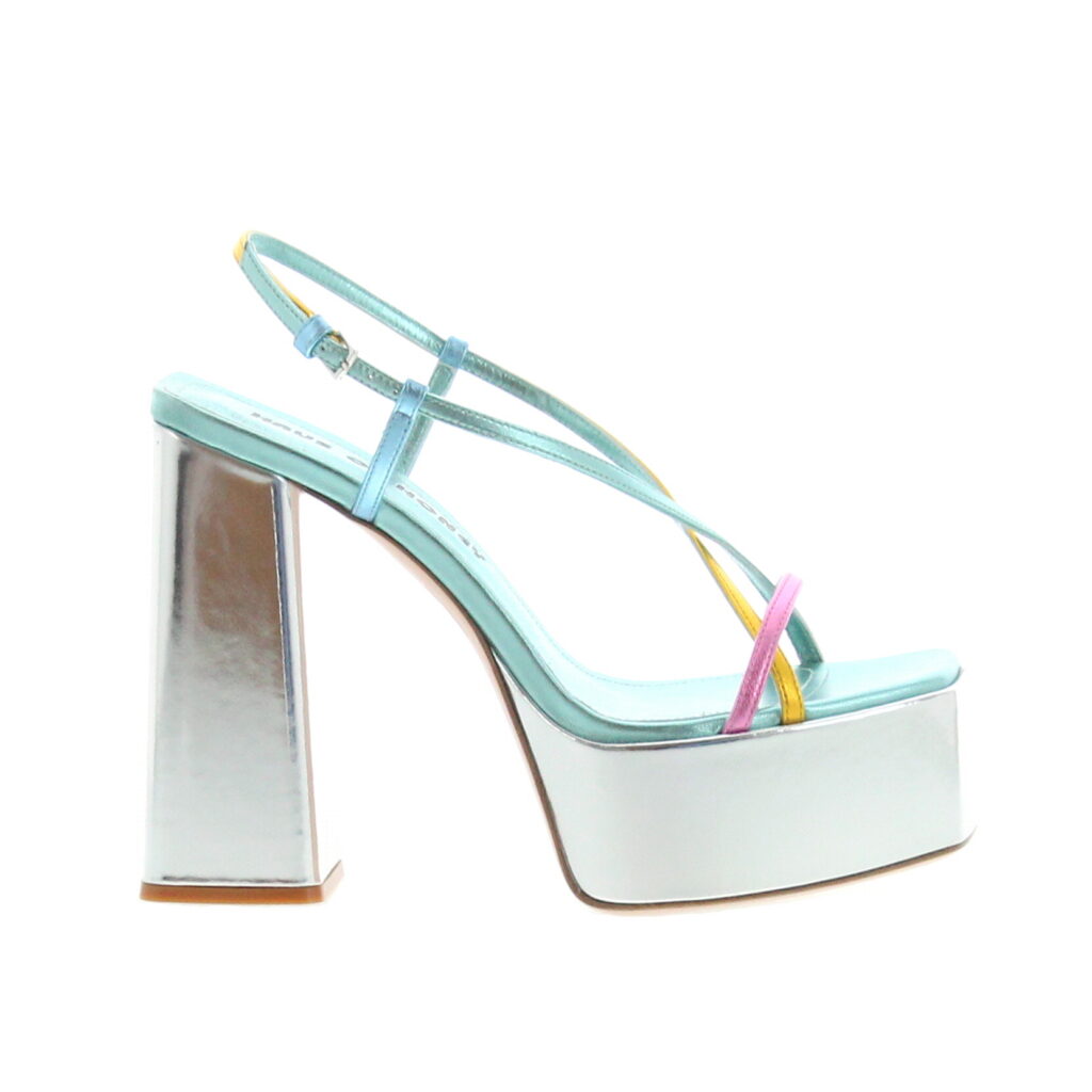 Haus Of Honey - Wannabe Sandal - Multicolor Silver