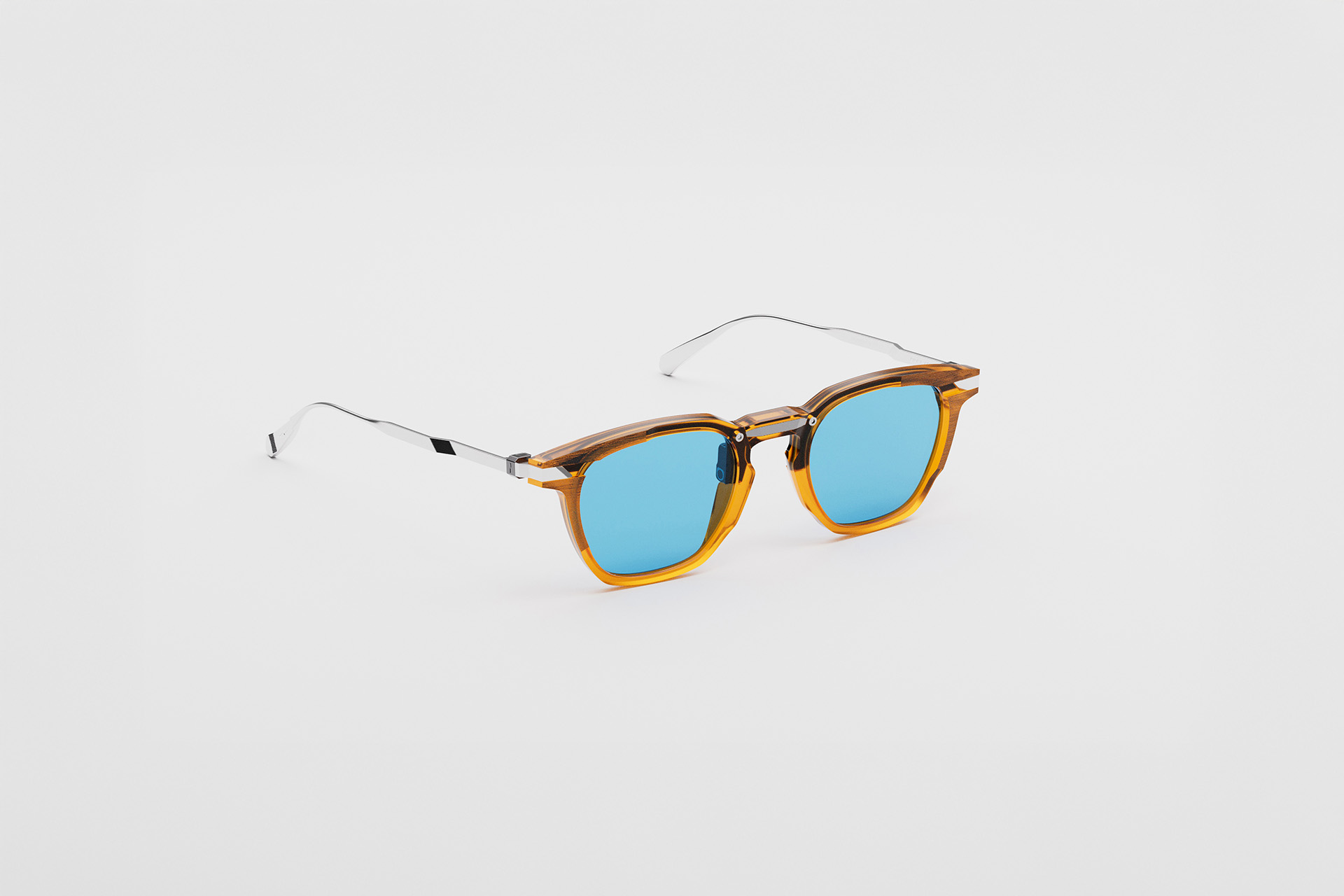 Movitra - Inceptus 06 C2 - Crystal Honey with Blue Lenses - Image 3