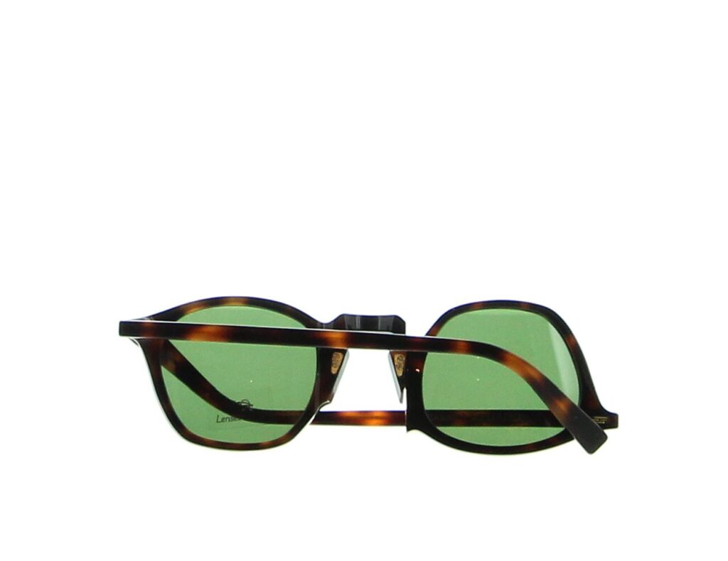 Movitra - Vezio Dark Havana with Green Lenses