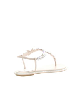 Rene Caovilla - Eden Flat Sandal - Beige - Image 4
