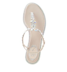 Rene Caovilla - Eden Flat Sandal - Beige - Image 5