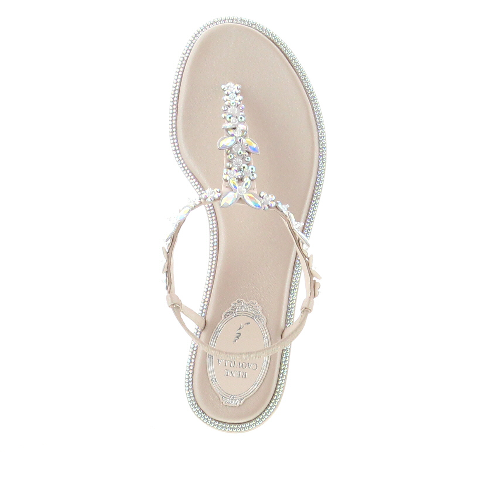 Rene Caovilla - Eden Flat Sandal - Beige - Image 5