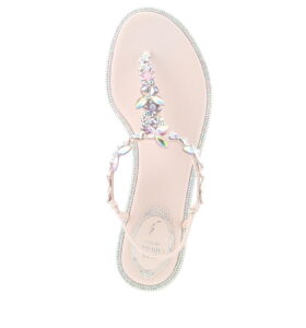 Rene Caovilla - Eden Flat Sandal - Light Pink - Image 5