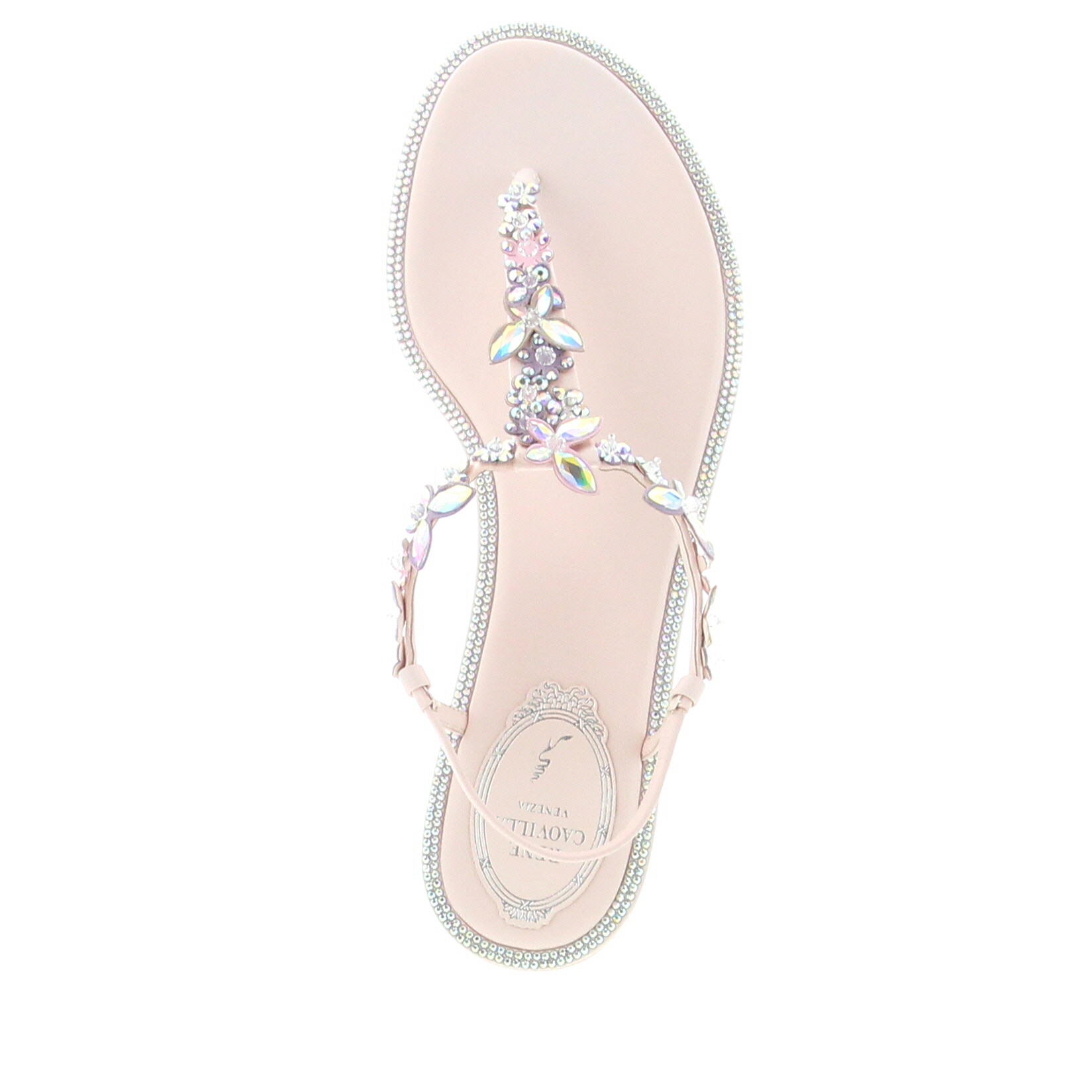 Rene Caovilla - Eden Flat Sandal - Light Pink - Image 5