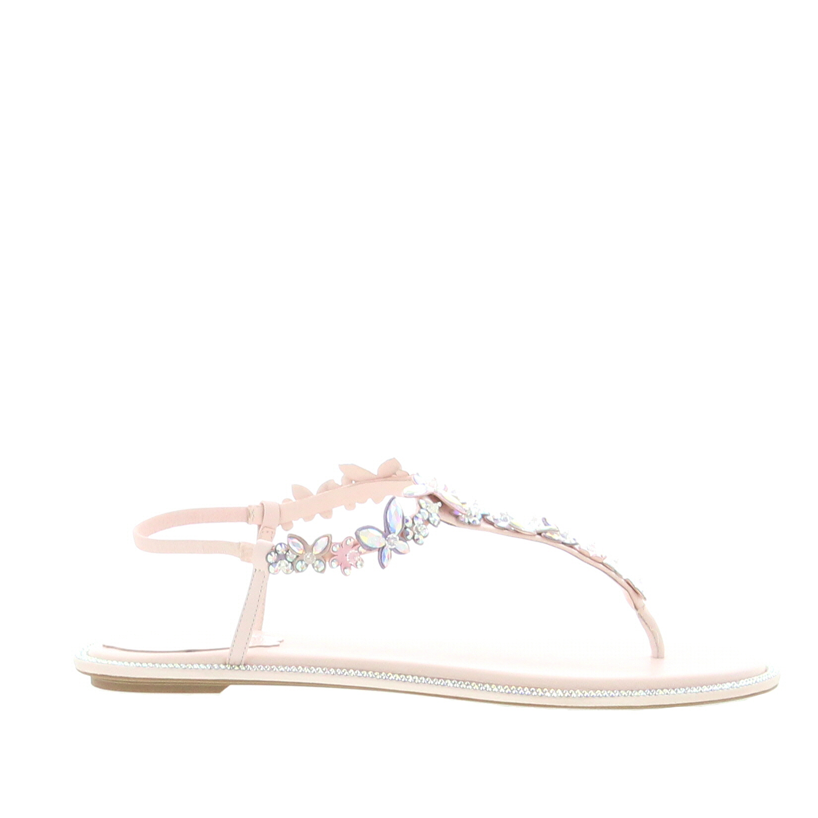 Rene Caovilla - Eden Flat Sandal - Light Pink - Image 2
