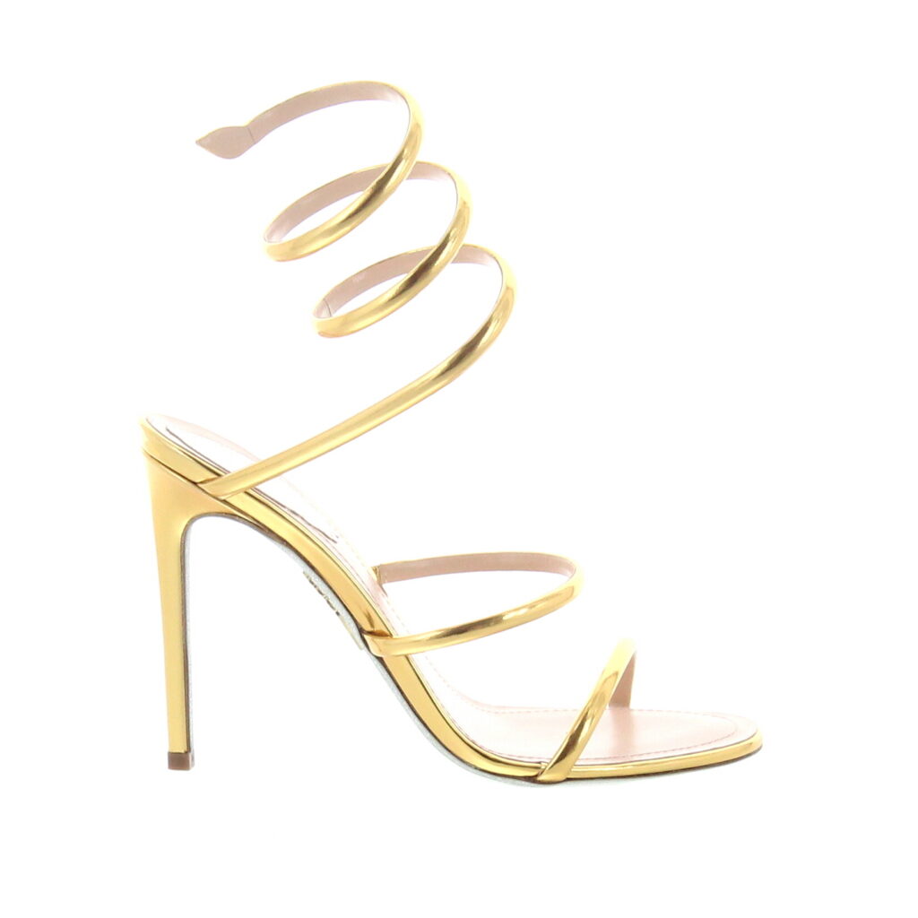 Rene Caovilla - Cleo Sandal 105 - Dark Gold