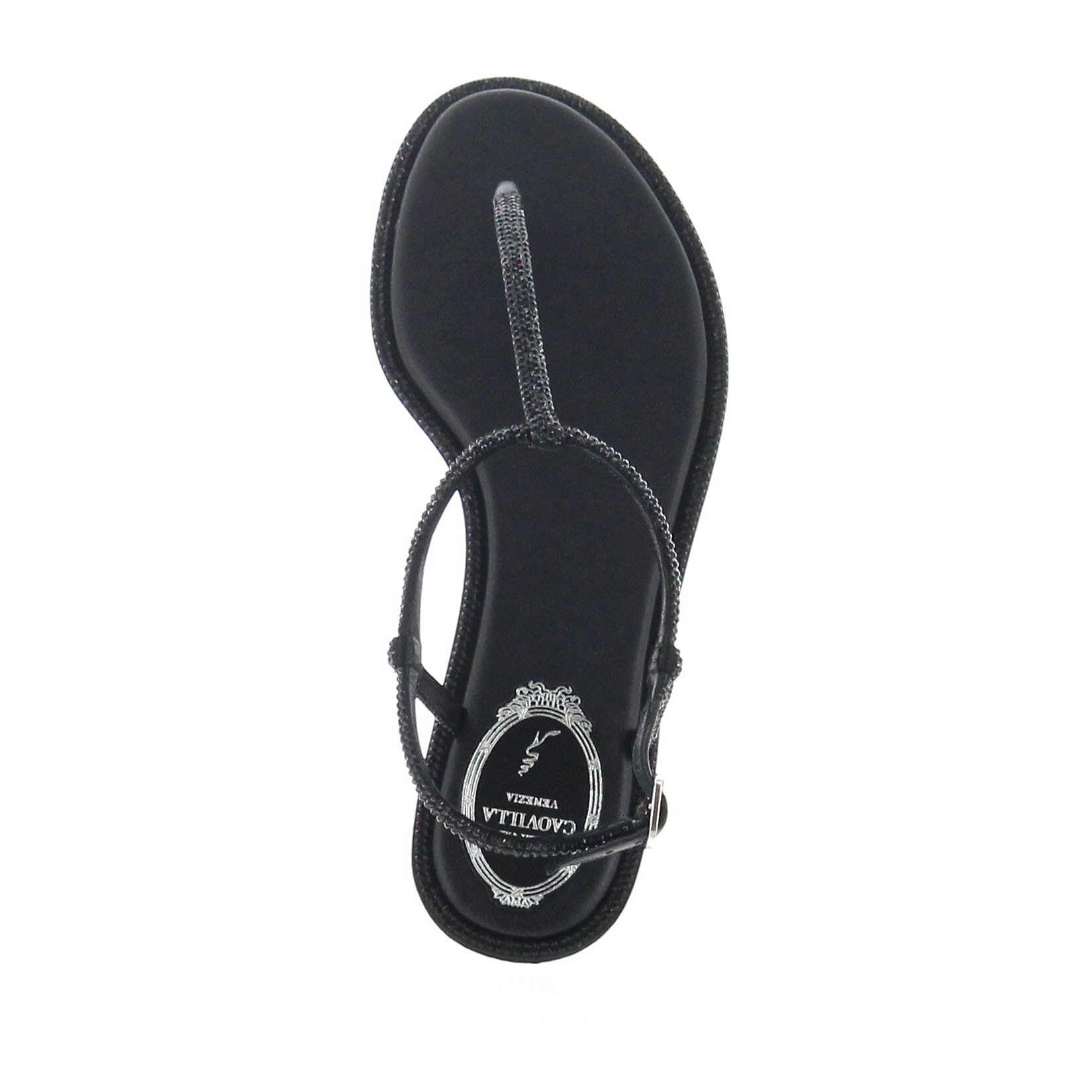 Rene Caovilla - Diana Sandal - Black - Image 4