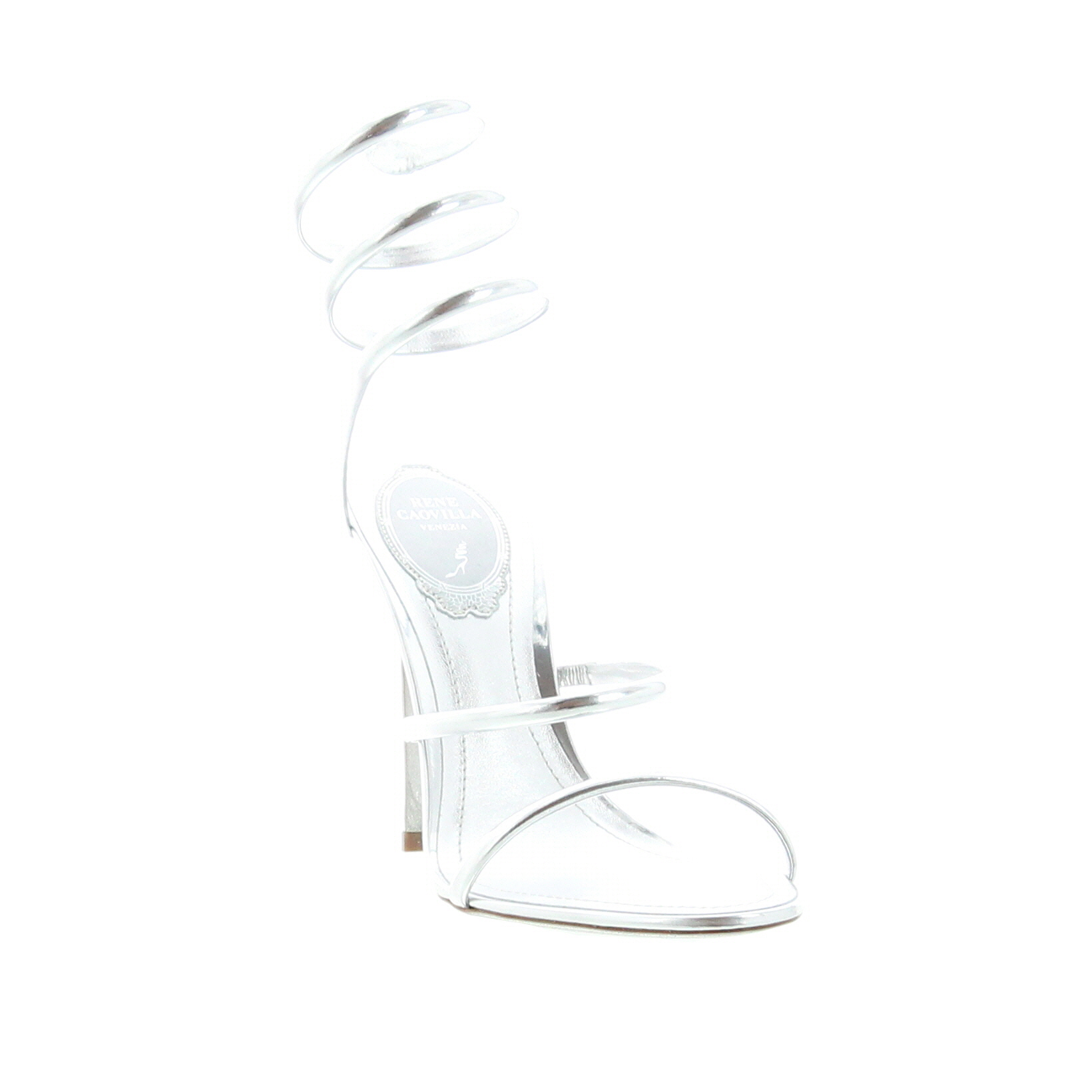 Rene Caovilla - Cleo Sandal 105 - Silver - Image 3