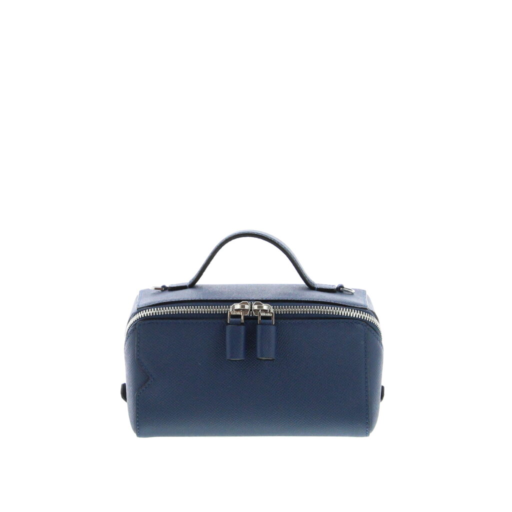 Valextra - V Line Crossbody Vanity Bag - Zaffiro